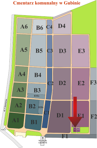 Brak mapy sektorowej