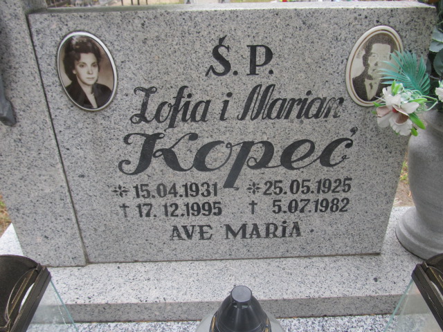 Zofia Kopeć 1931 Gubin - Grobonet - Wyszukiwarka osób pochowanych