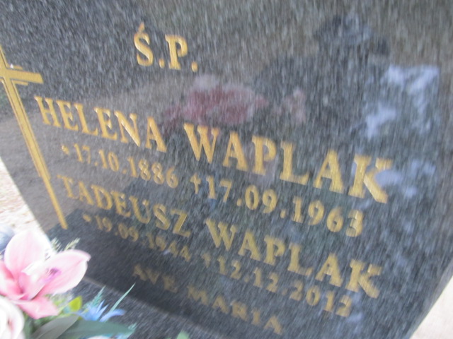 Helena WAPLAK 1886 Gubin - Grobonet - Wyszukiwarka osób pochowanych