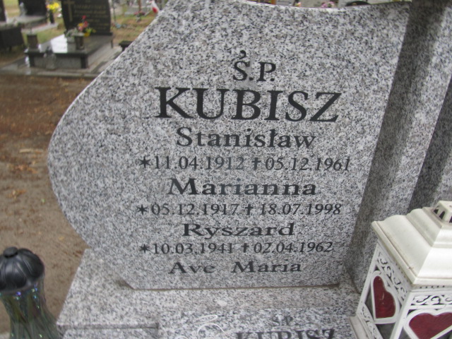 Leszek Kubisz 1950 Gubin - Grobonet - Wyszukiwarka osób pochowanych
