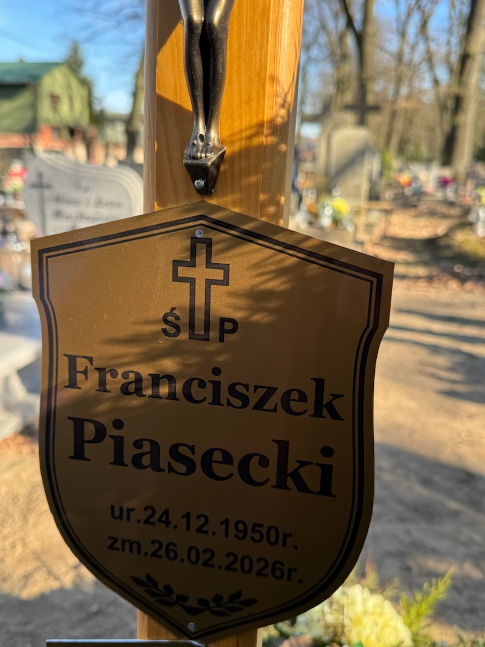 Grób FRANCISZEK PIASECKI