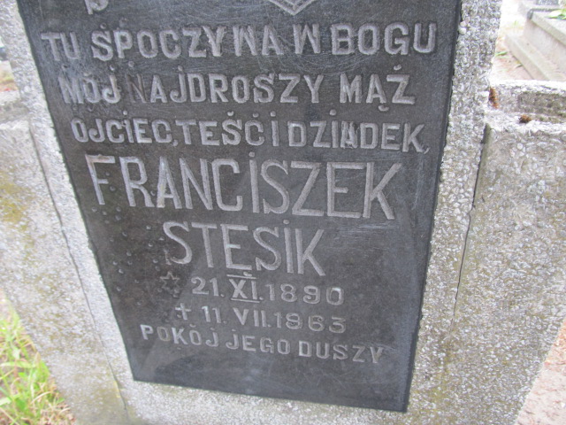 Franciszek Stesik 1980 Gubin - Grobonet - Wyszukiwarka osób pochowanych