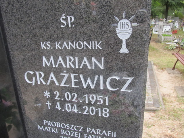 Marian GRAŻEWICZ 1951 Gubin - Grobonet - Wyszukiwarka osób pochowanych