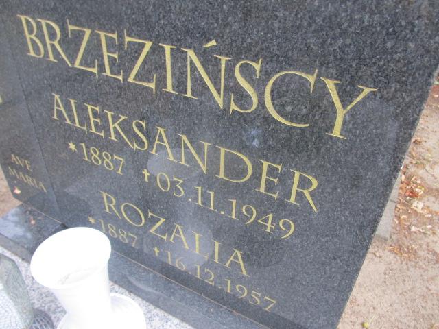 Aleksander BRZEZIŃSKI 1887 Gubin - Grobonet - Wyszukiwarka osób pochowanych