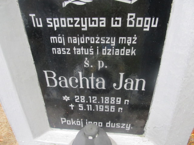 Anna BACHTA 1929 Gubin - Grobonet - Wyszukiwarka osób pochowanych