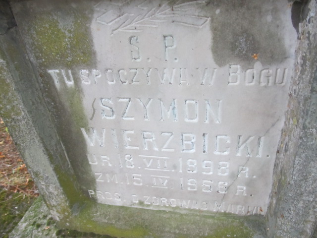 Szymon Wierzbicki 1882 Gubin - Grobonet - Wyszukiwarka osób pochowanych