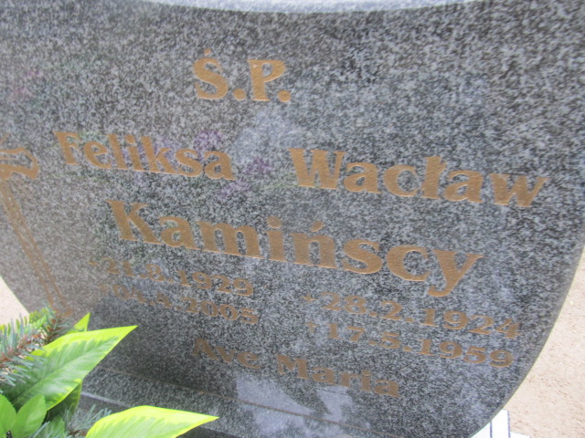 Feliksa KAMIŃSKA 1929 Gubin - Grobonet - Wyszukiwarka osób pochowanych