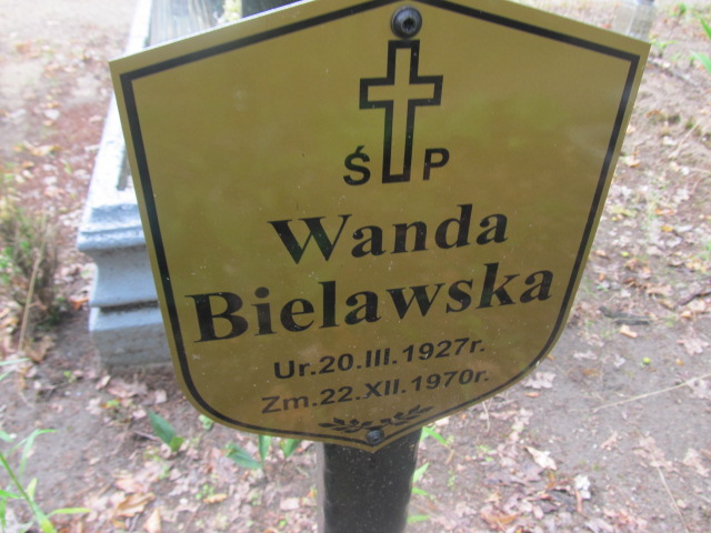 Wanda BIELAWSKA 1927 Gubin - Grobonet - Wyszukiwarka osób pochowanych