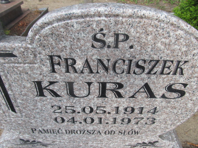 Franciszek KURAS 1914 Gubin - Grobonet - Wyszukiwarka osób pochowanych