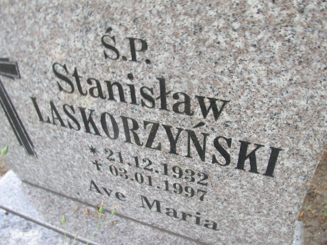 Stanisław Laskorzyński 1923 Gubin - Grobonet - Wyszukiwarka osób pochowanych
