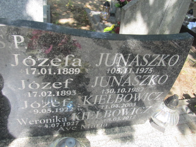 Józef Kiełbowicz 1922 Gubin - Grobonet - Wyszukiwarka osób pochowanych