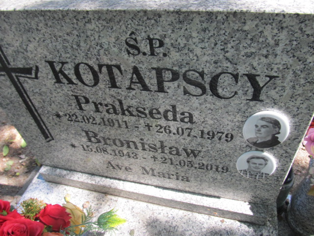 Bronisław Kotapski 1943 Gubin - Grobonet - Wyszukiwarka osób pochowanych