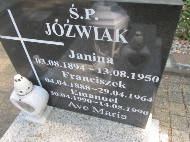 Franciszek Jóźwiak 1888 Gubin - Grobonet - Wyszukiwarka osób pochowanych