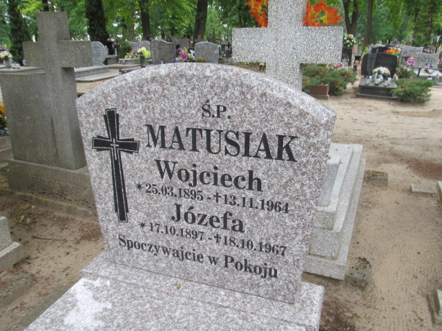 Józefa MATUSIAK 1897 Gubin - Grobonet - Wyszukiwarka osób pochowanych