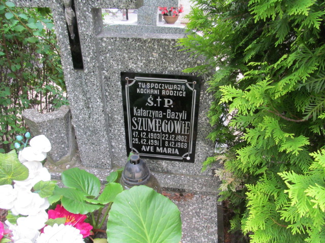 Bazyli SZUMEGA 1902 Gubin - Grobonet - Wyszukiwarka osób pochowanych