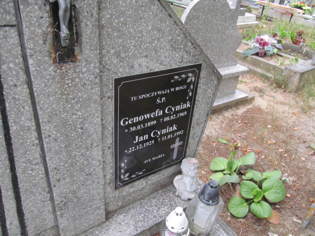 Jan CYNIAK 1925 Gubin - Grobonet - Wyszukiwarka osób pochowanych