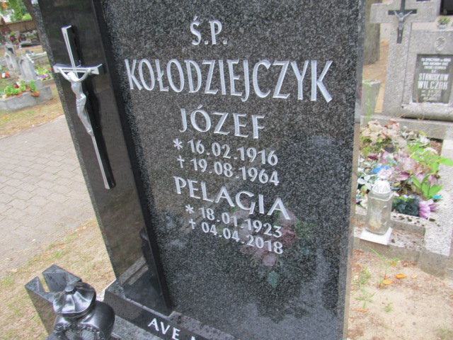 Pelagia KOŁODZIEJCZYK 1923 Gubin - Grobonet - Wyszukiwarka osób pochowanych