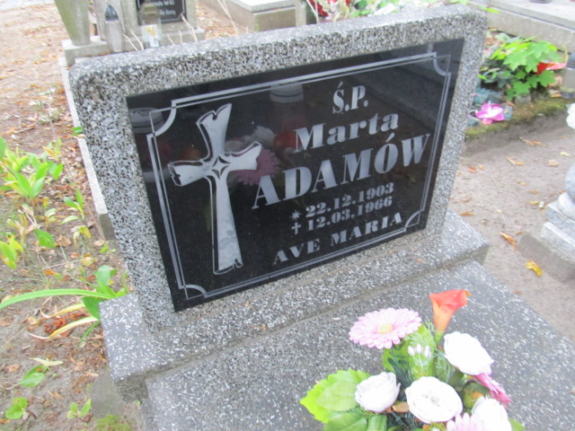 Marta ADAMÓW 1903 Gubin - Grobonet - Wyszukiwarka osób pochowanych