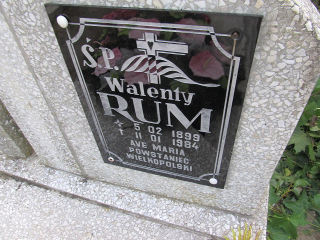 Walenty RUM 1899 Gubin - Grobonet - Wyszukiwarka osób pochowanych