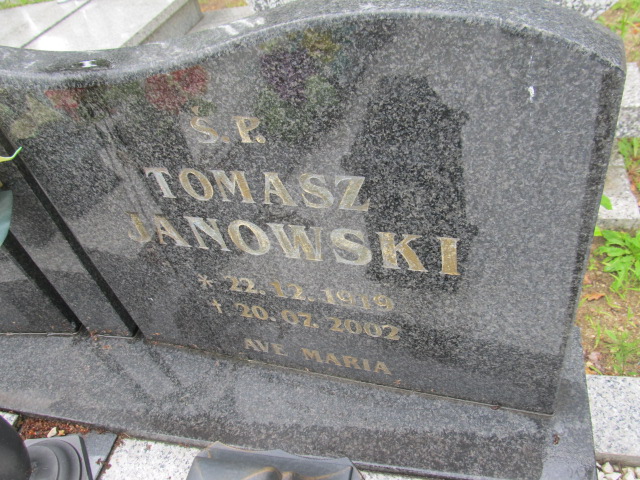 Tomasz JANOWSKI 1919 Gubin - Grobonet - Wyszukiwarka osób pochowanych