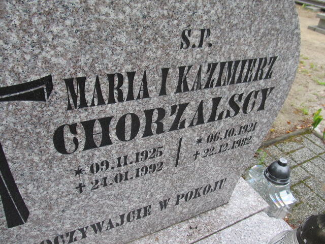 Kazimierz CHORZALSKI 1921 Gubin - Grobonet - Wyszukiwarka osób pochowanych