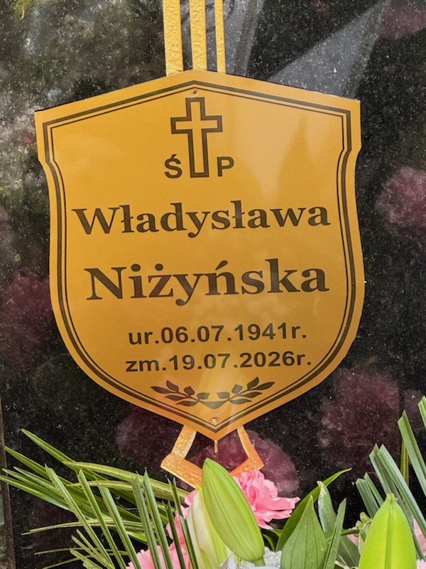 Grób WŁADYSŁAWA NIŻYŃSKA