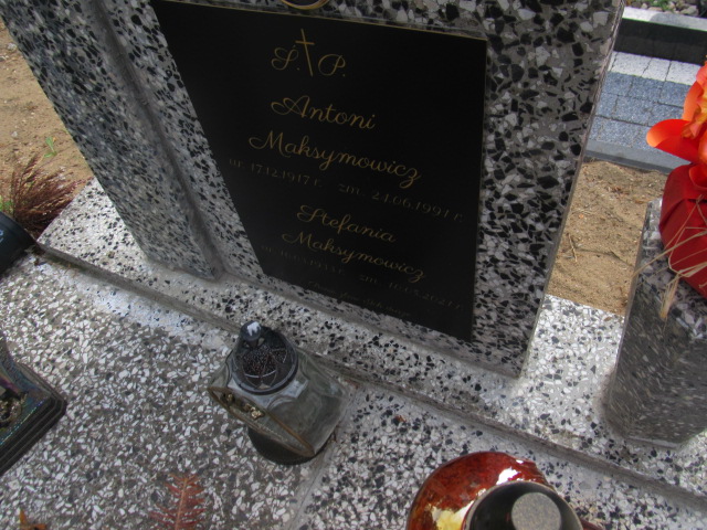 Antoni MAKSYMOWICZ 1917 Gubin - Grobonet - Wyszukiwarka osób pochowanych