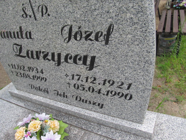 Józef ZARZYCKI 1921 Gubin - Grobonet - Wyszukiwarka osób pochowanych