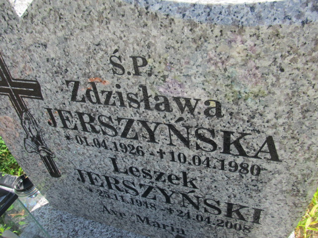 Zdzisława JERSZYŃSKI 1926 Gubin - Grobonet - Wyszukiwarka osób pochowanych