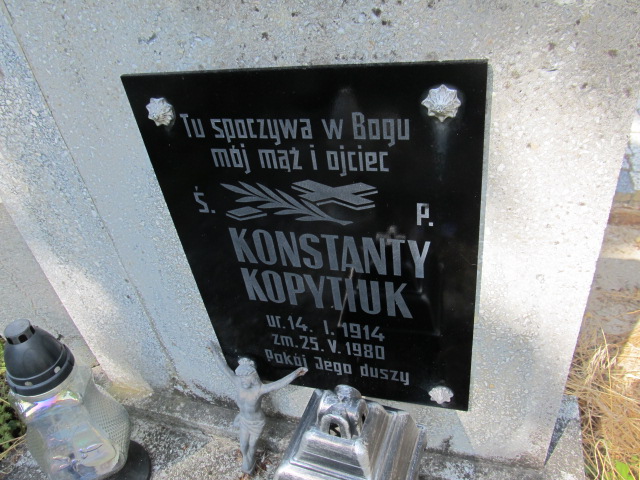 Konstanty KOPYTIUK 1914 Gubin - Grobonet - Wyszukiwarka osób pochowanych
