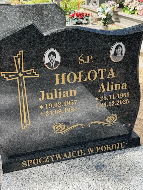 Alina Hołota 1960 Gubin - Grobonet - Wyszukiwarka osób pochowanych
