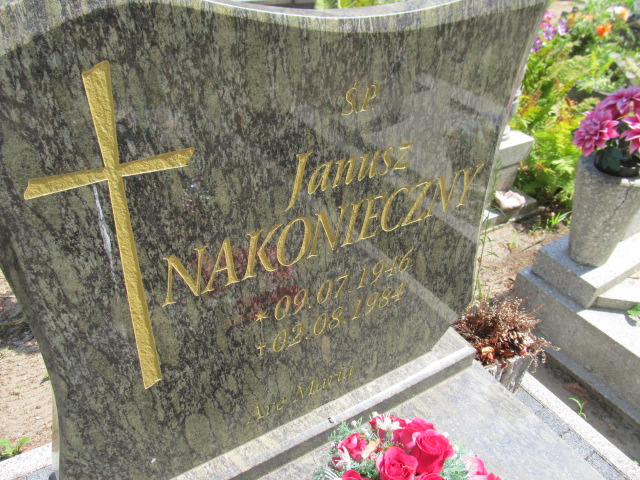Janusz NAKONIECZNY 1946 Gubin - Grobonet - Wyszukiwarka osób pochowanych
