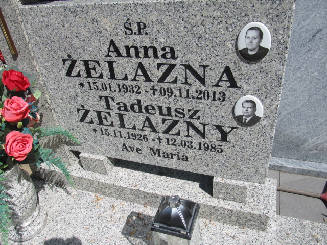 Anna ŻELAZNA 1932 Gubin - Grobonet - Wyszukiwarka osób pochowanych