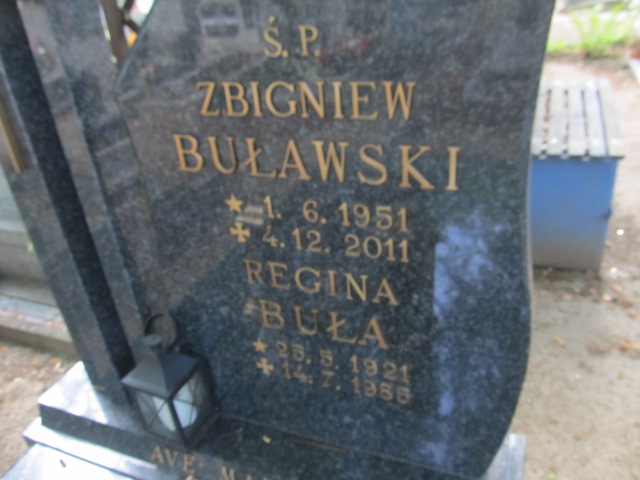 Regina BUŁA 1921 Gubin - Grobonet - Wyszukiwarka osób pochowanych