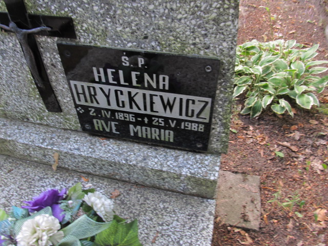 Helena HRYCKIEWICZ 1892 Gubin - Grobonet - Wyszukiwarka osób pochowanych