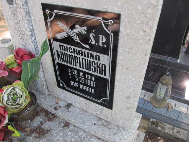 Michalina Krumplewska 1914 Gubin - Grobonet - Wyszukiwarka osób pochowanych