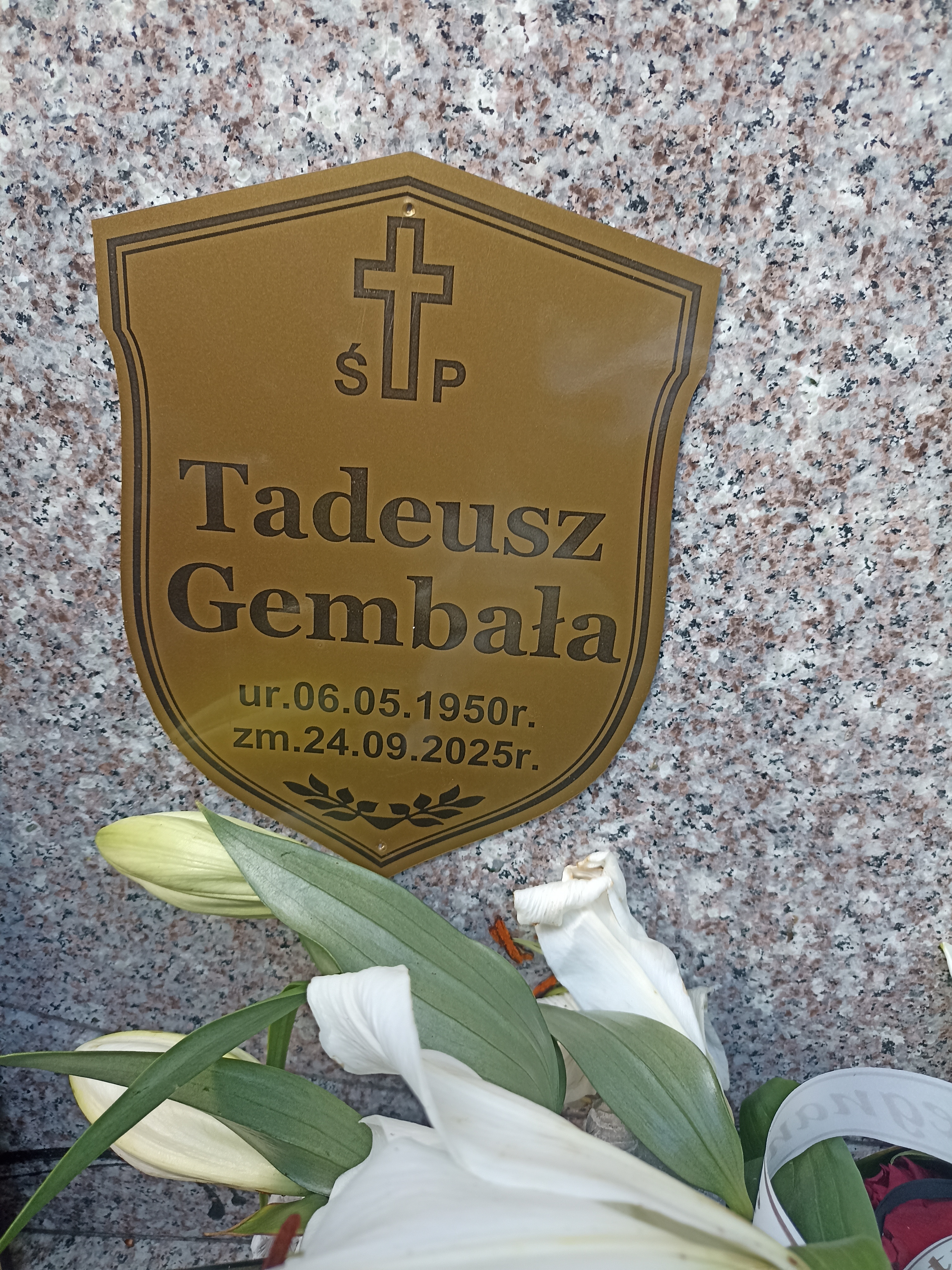 Grób Tadeusz Gembała