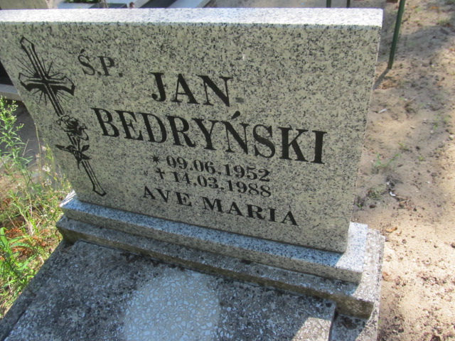 Jan Bedryński 1952 Gubin - Grobonet - Wyszukiwarka osób pochowanych