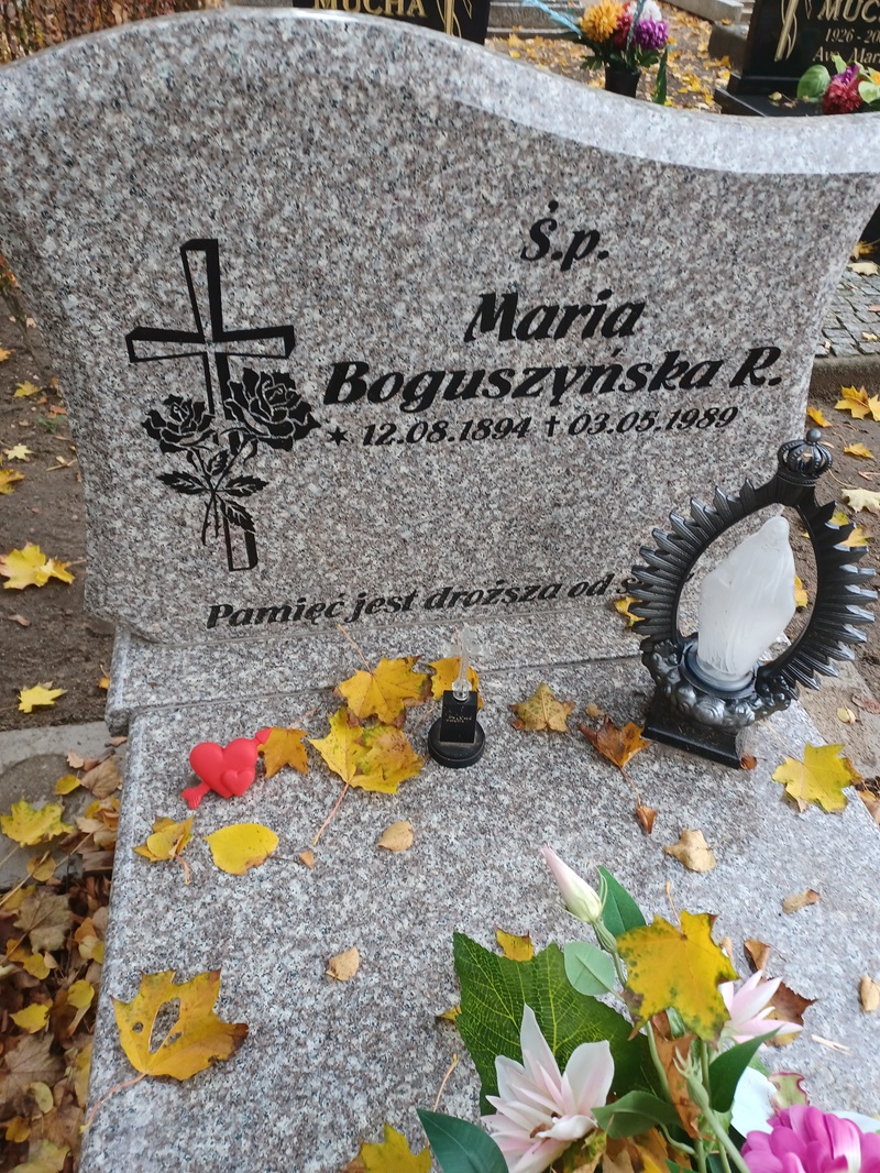 Grób MARIA Boguszyńska -RUCHAJ