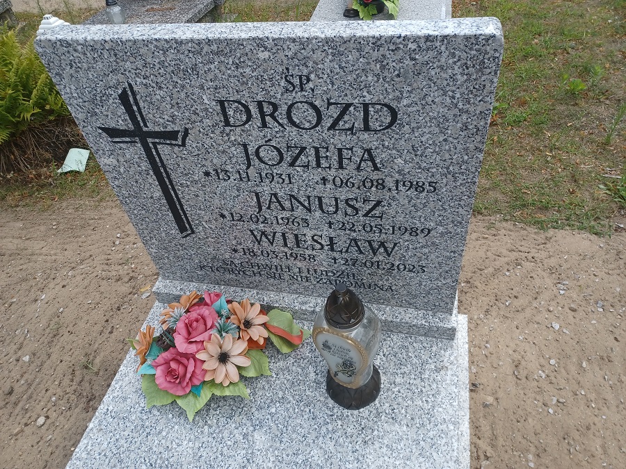 Grób Wiesław Drozd