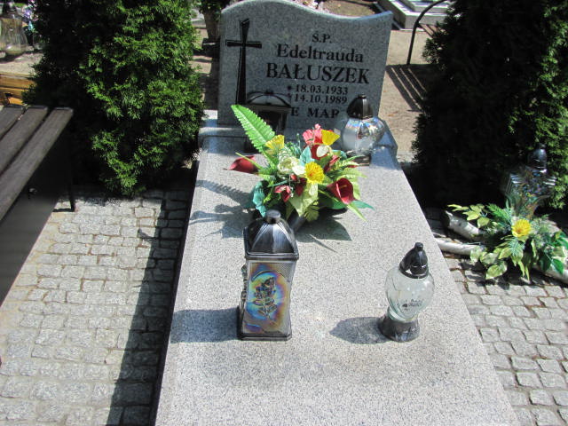 Grób EDELTRAUDA BAŁUSZEK