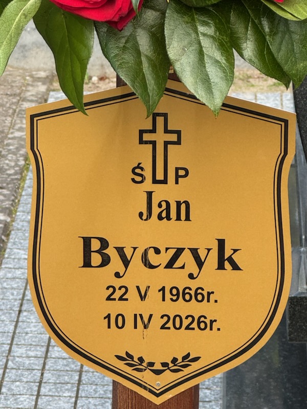 Grób JAN BYCZYK