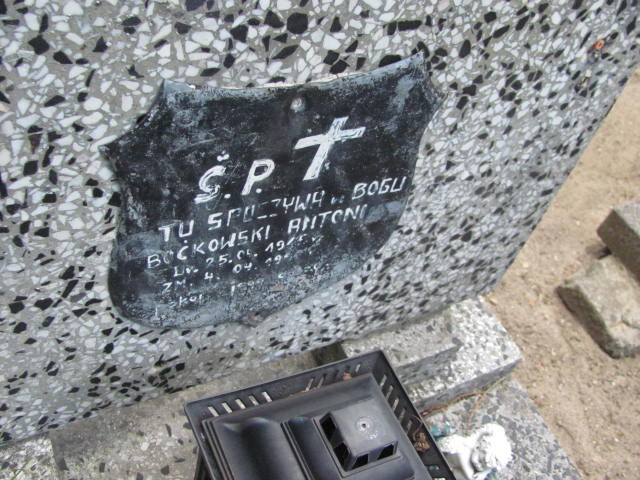 Antoni BOĆKOWSKI 1915 Gubin - Grobonet - Wyszukiwarka osób pochowanych