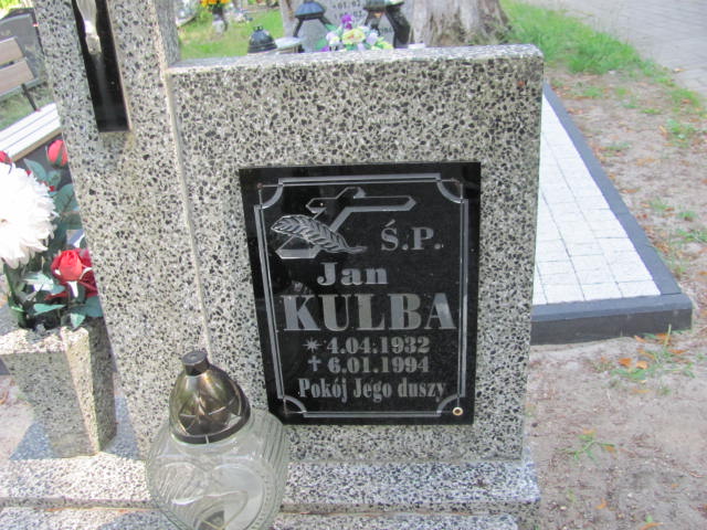 Jan KULBA 1932 Gubin - Grobonet - Wyszukiwarka osób pochowanych