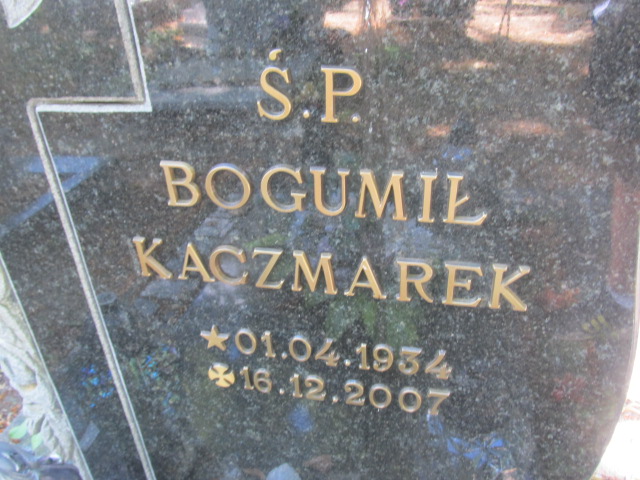 Bogumił KACZMAREK 1934 Gubin - Grobonet - Wyszukiwarka osób pochowanych