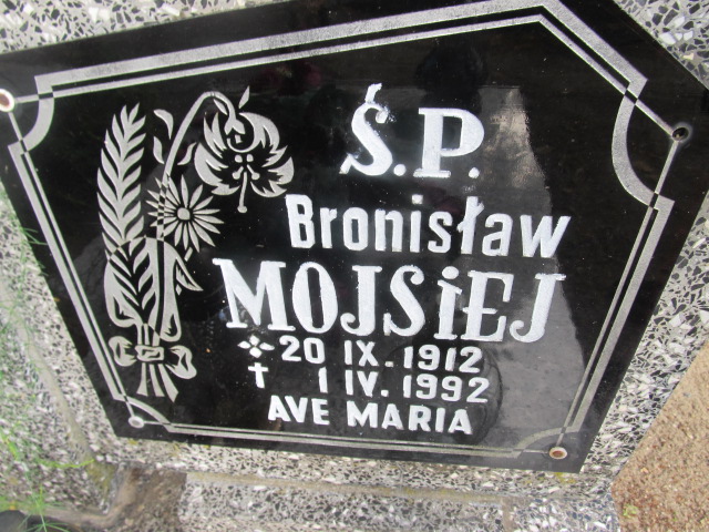 Bronisław Mojsiej 1912 Gubin - Grobonet - Wyszukiwarka osób pochowanych