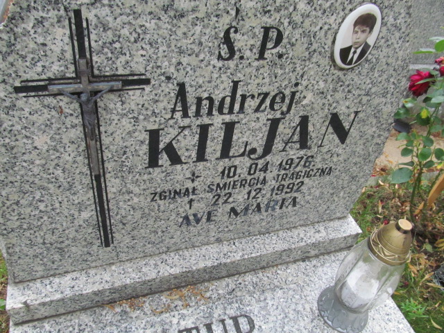 Andrzej KILIAN 1976 Gubin - Grobonet - Wyszukiwarka osób pochowanych