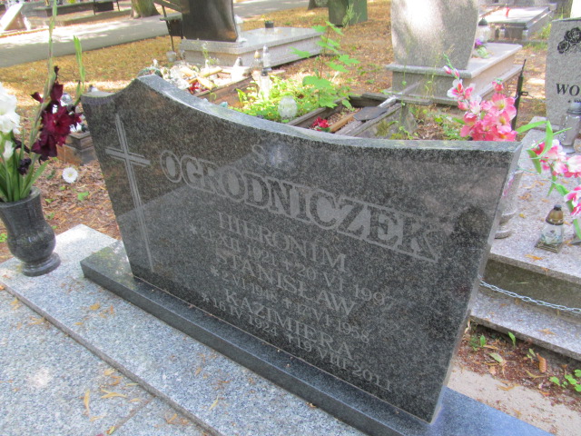 Hieronim OGRODNICZEK 1921 Gubin - Grobonet - Wyszukiwarka osób pochowanych