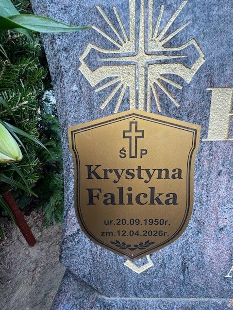 Grób KRYSTYNA FALICKA
