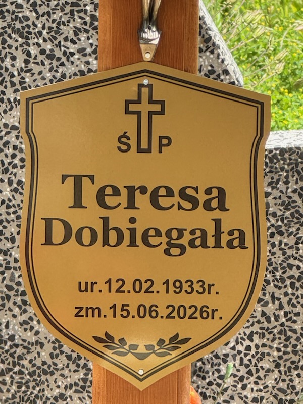 Grób TERESA DOBIEGAŁA